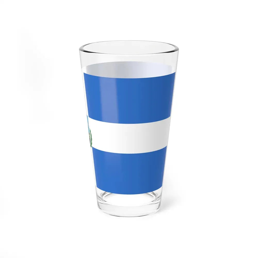 Flag of Manta Ecuador - Pint Glass 16oz - Go Mug Yourself