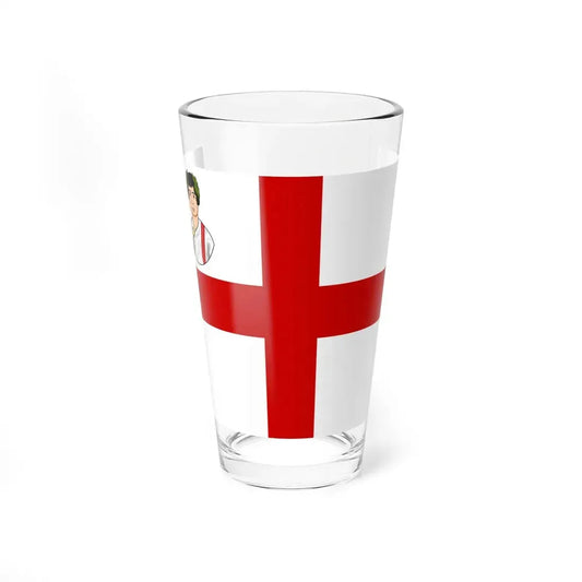 Flag of Mantua (Italy) Pint Glass 16oz 16oz - Go Mug Yourself