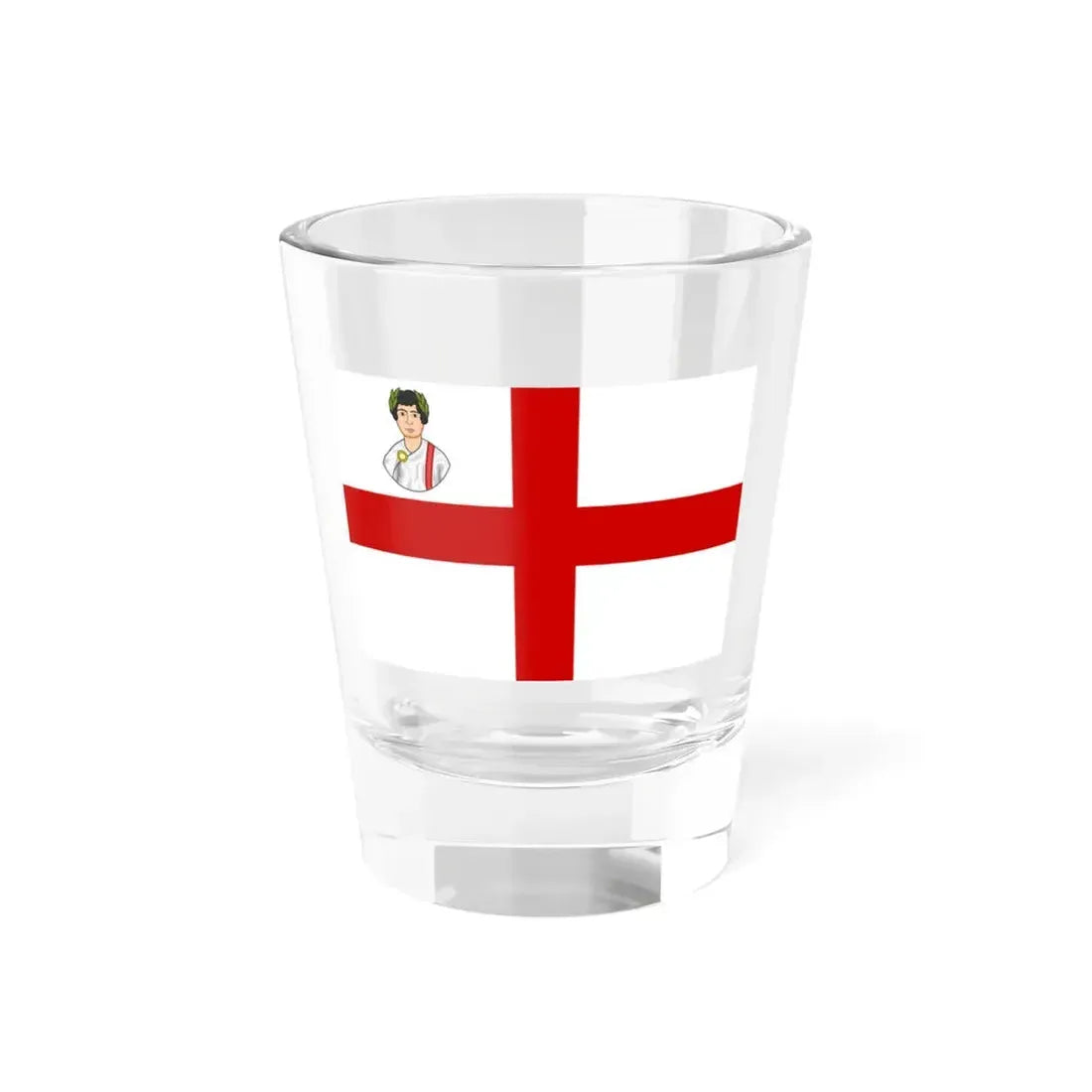Flag of Mantua (Italy) Shot Glass 1.5oz 1.5oz - Go Mug Yourself