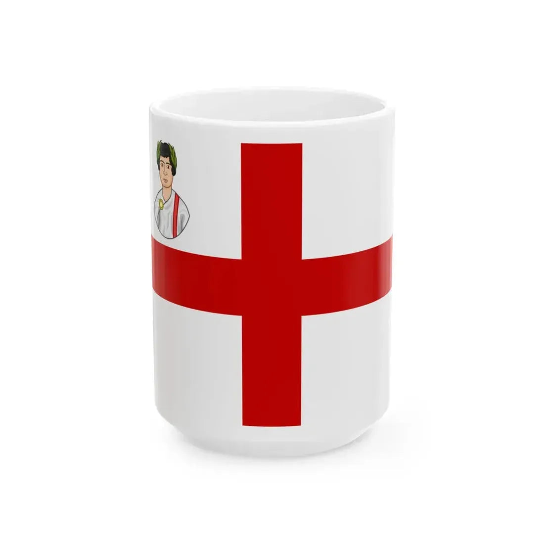Flag of Mantua (Italy) White Coffee Mug 15oz - Go Mug Yourself