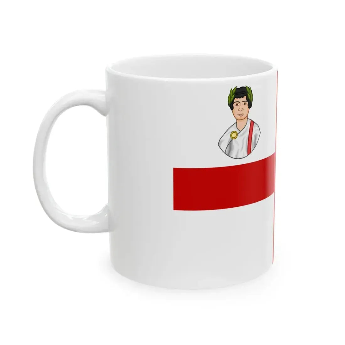 Flag of Mantua (Italy) White Coffee Mug - Go Mug Yourself