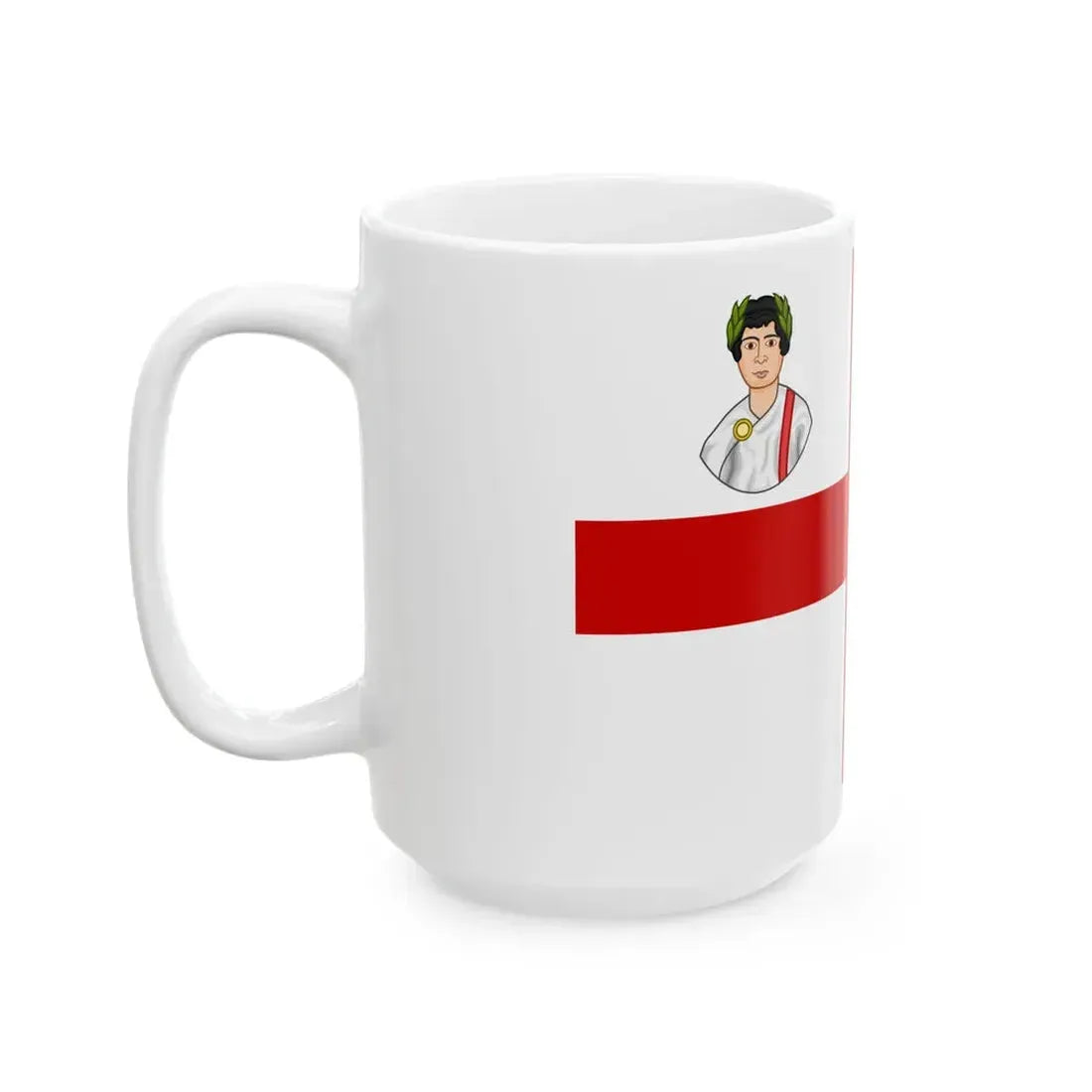 Flag of Mantua (Italy) White Coffee Mug - Go Mug Yourself