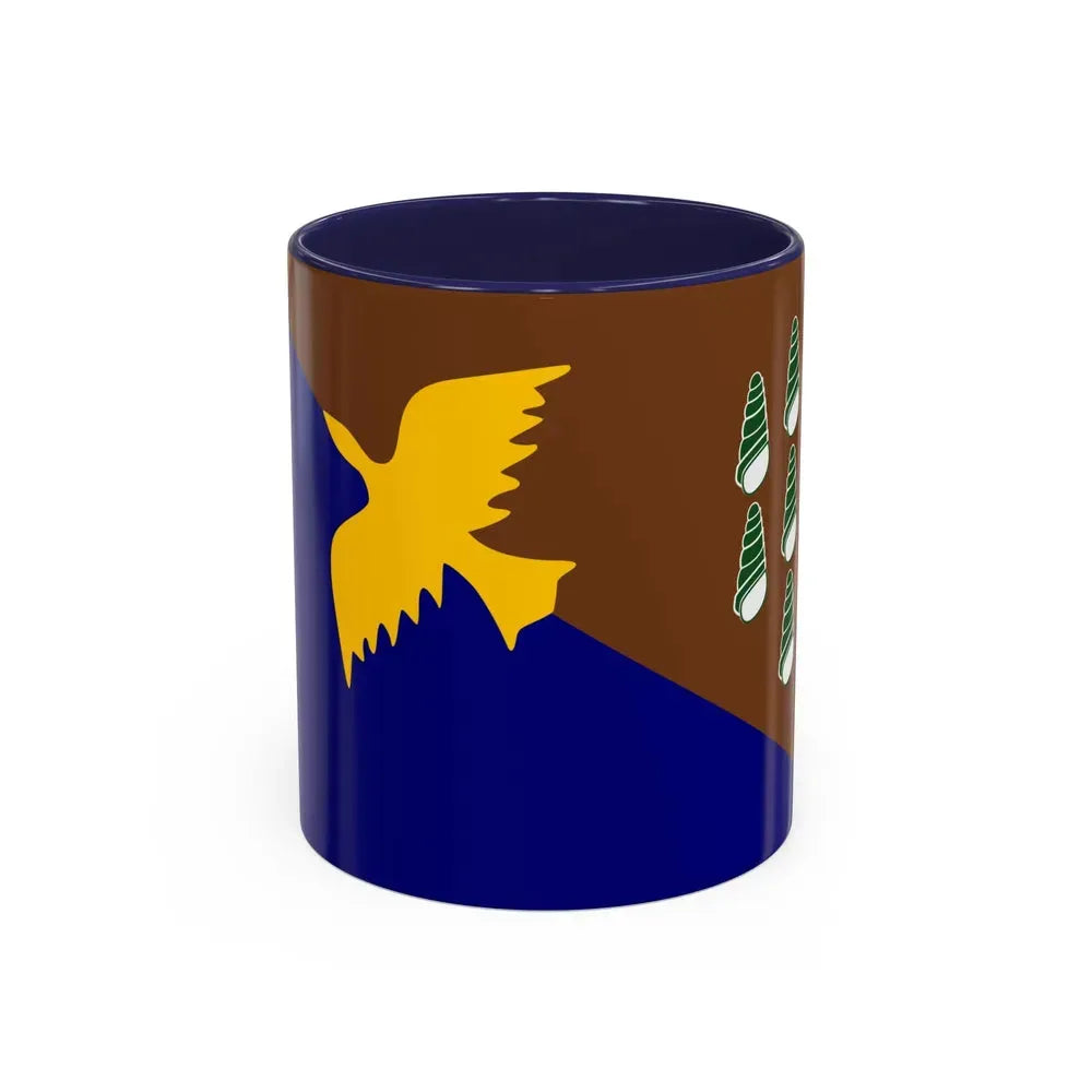 Flag of Manus Papa New Guinea - Accent Coffee Mug 11oz Navy - Go Mug Yourself