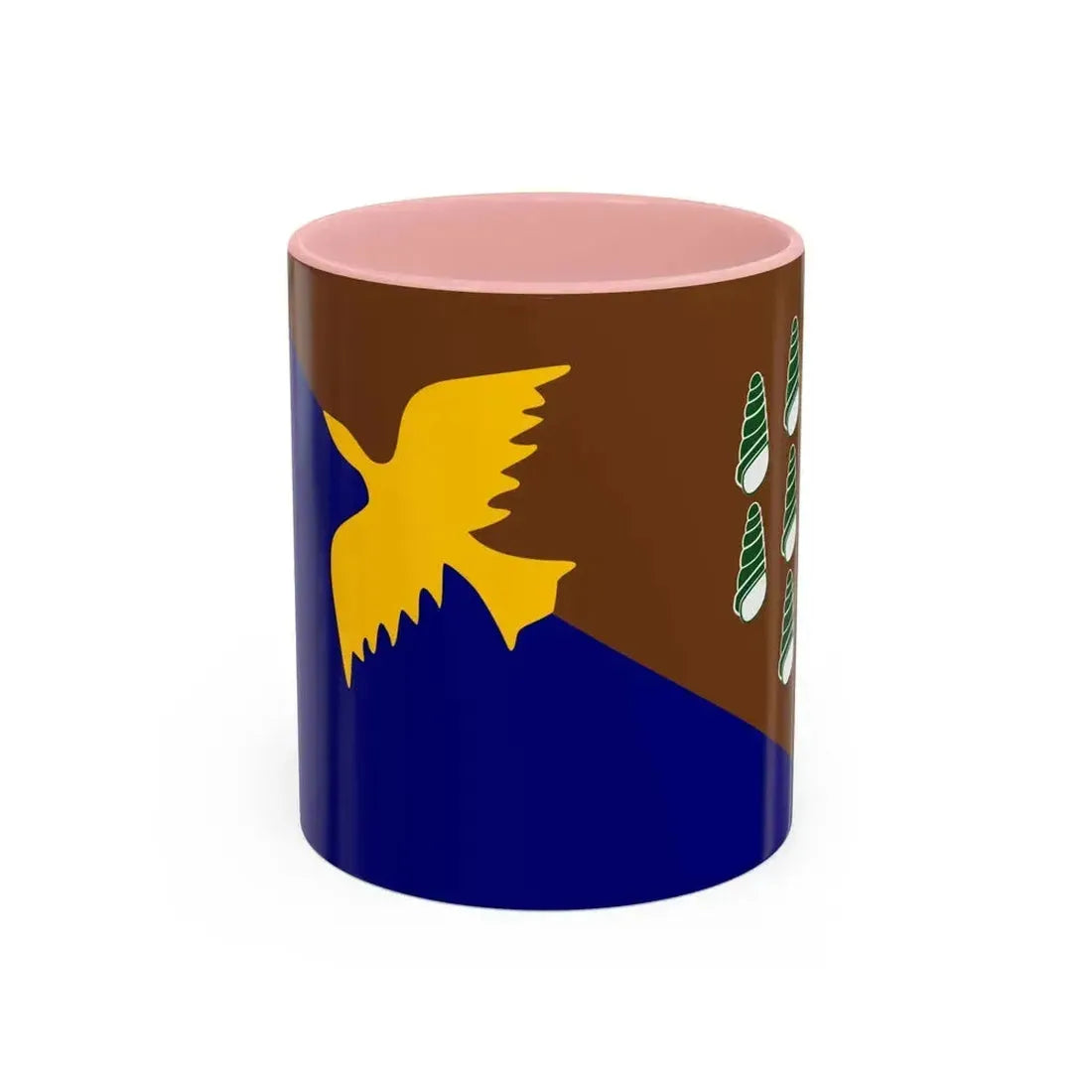 Flag of Manus Papa New Guinea - Accent Coffee Mug 11oz Pink - Go Mug Yourself