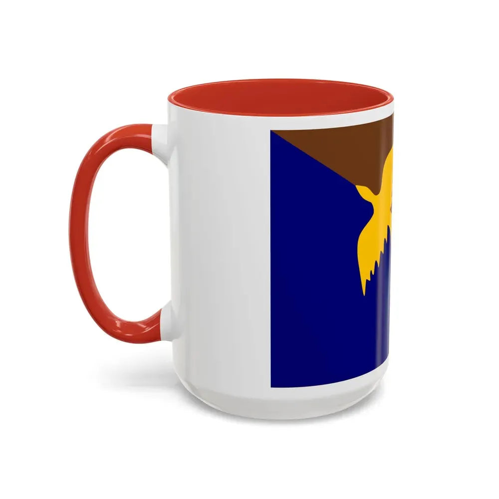 Flag of Manus Papa New Guinea - Accent Coffee Mug - Go Mug Yourself