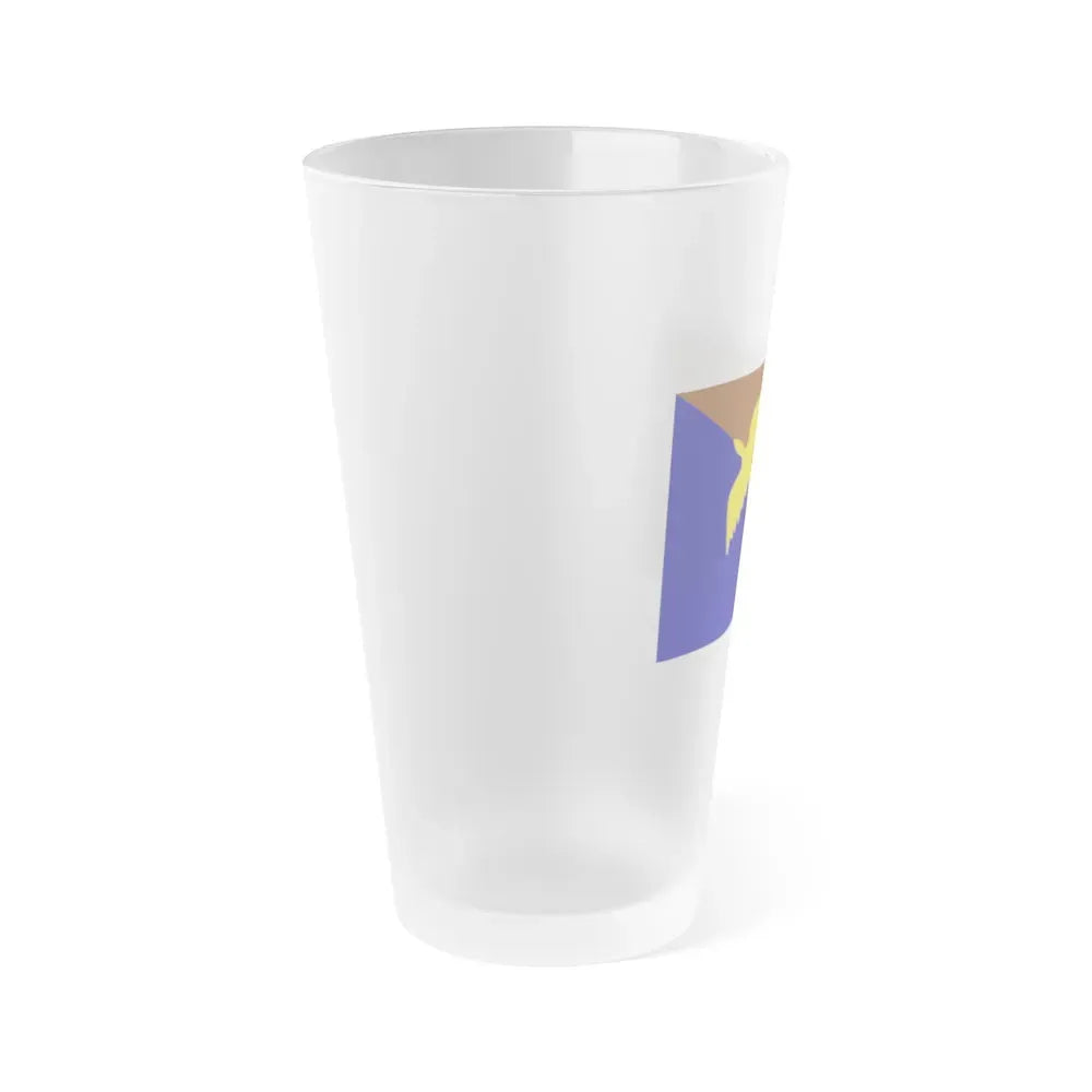 Flag of Manus Papa New Guinea - Frosted Pint Glass 16oz - Go Mug Yourself