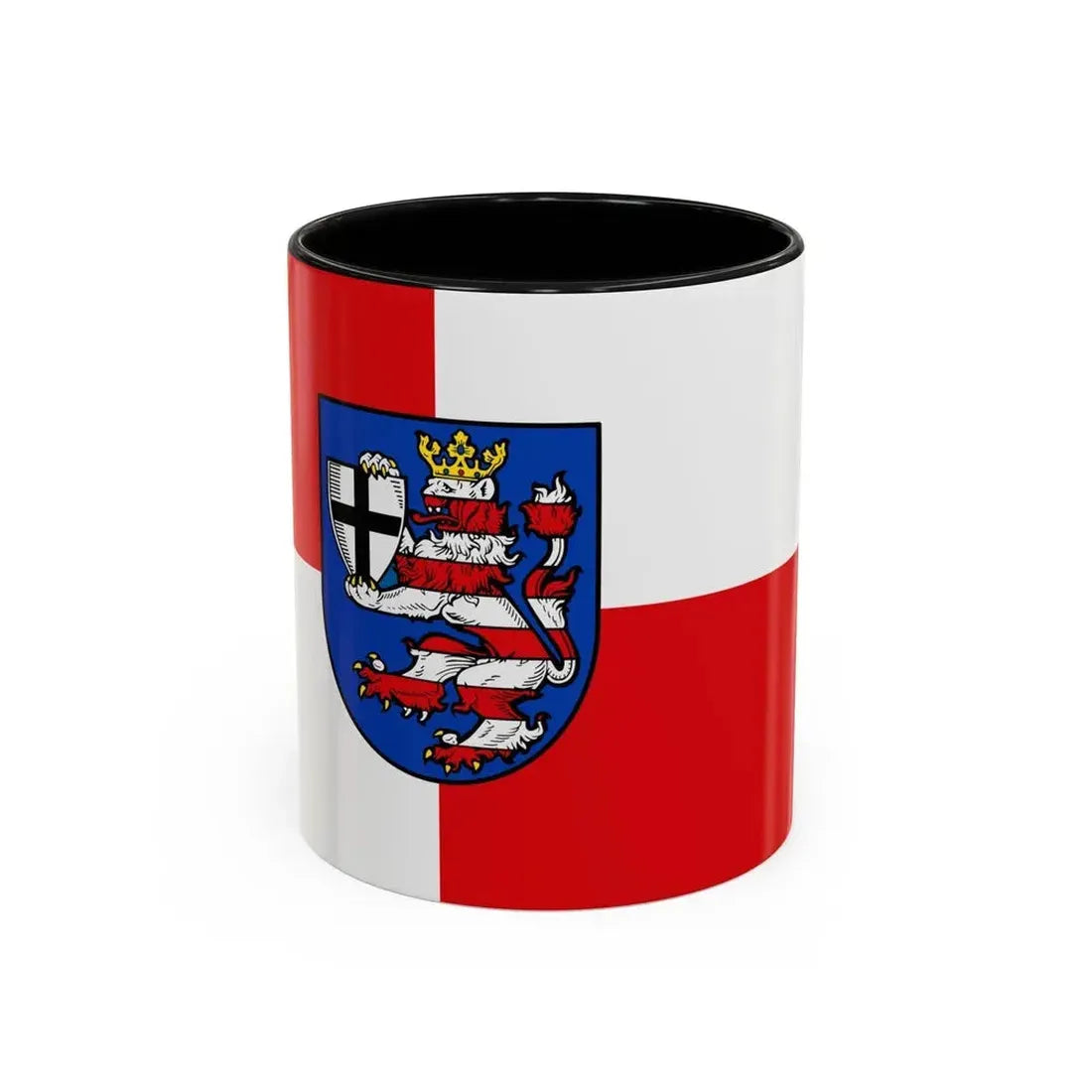 Flag of Marburg Biedenkopf Germany - Accent Coffee Mug 11oz Black - Go Mug Yourself
