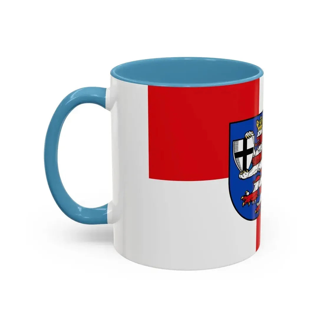 Flag of Marburg Biedenkopf Germany - Accent Coffee Mug - Go Mug Yourself