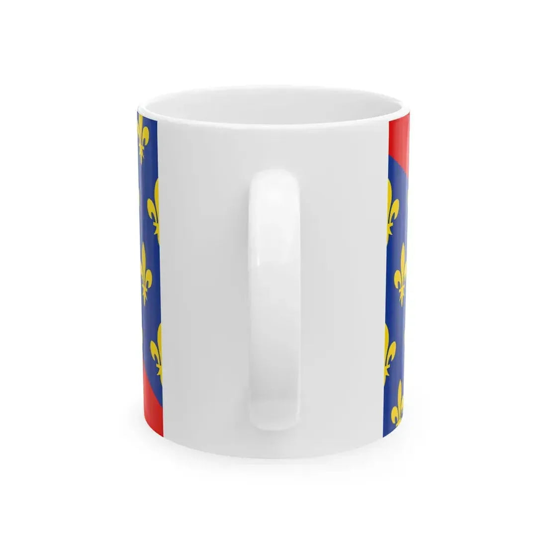 Flag of Marche France (Belgium) White Coffee Mug - Go Mug Yourself