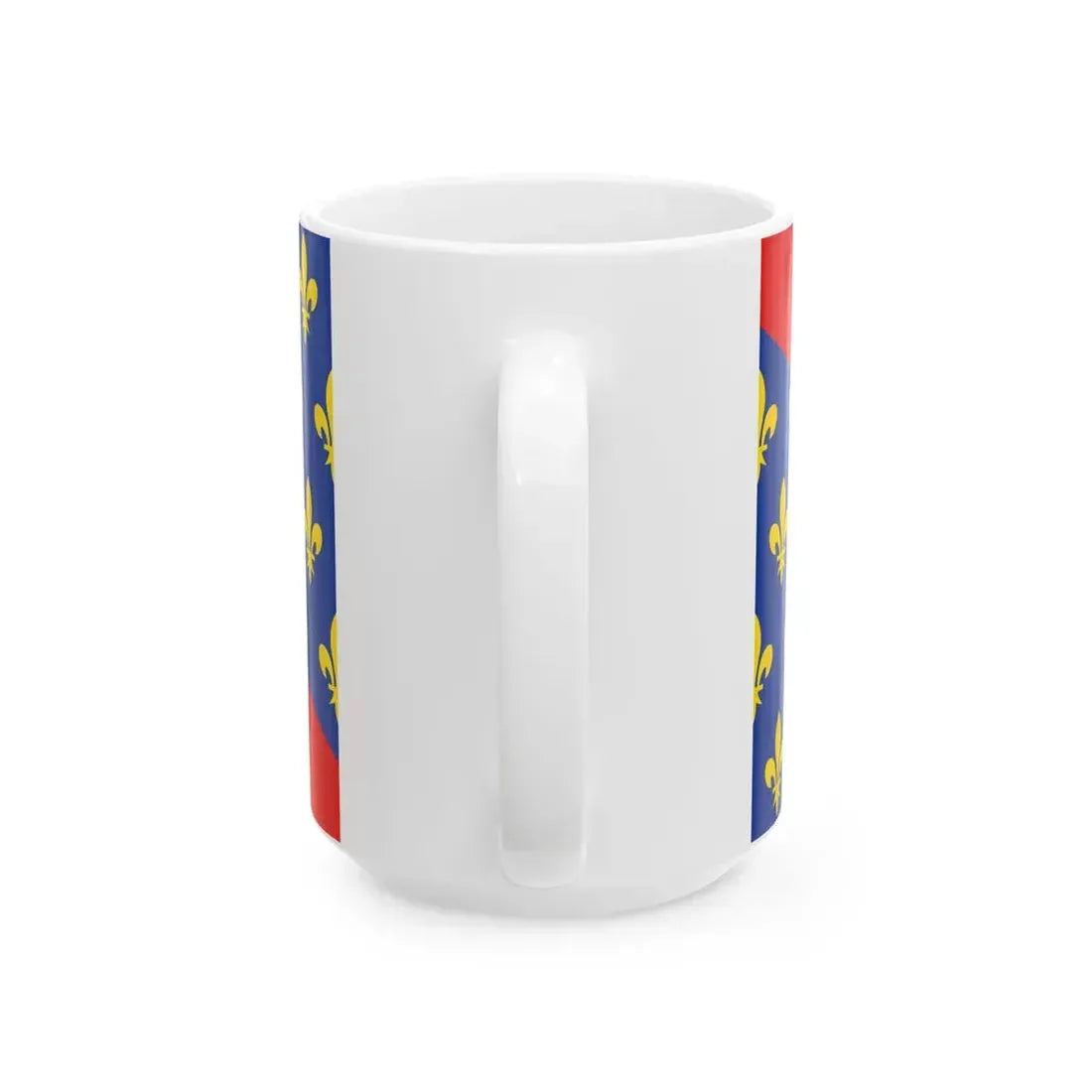 Flag of Marche France (Belgium) White Coffee Mug - Go Mug Yourself