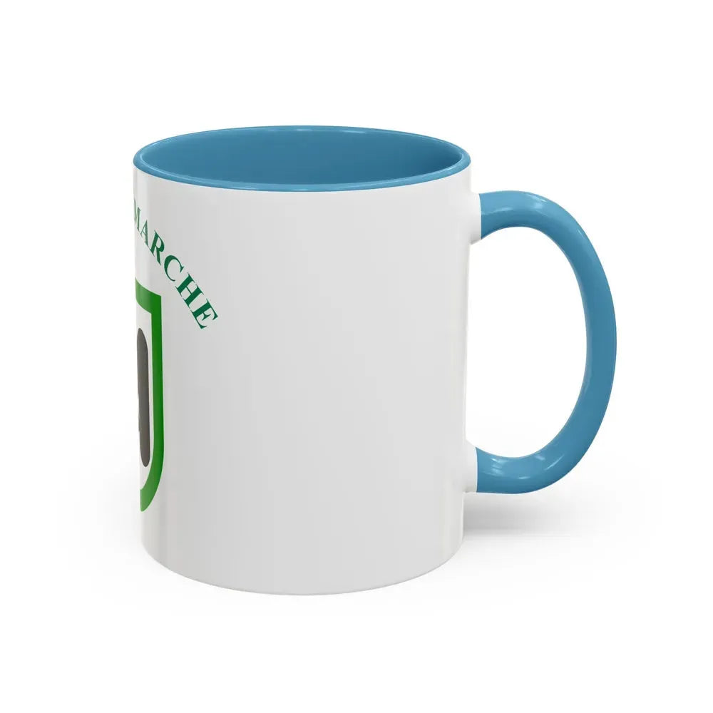 Flag of Marche Italy - Accent Coffee Mug - Go Mug Yourself