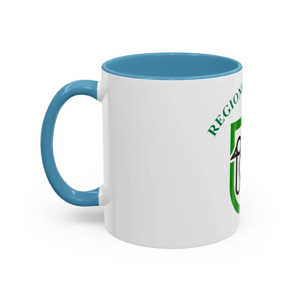 Flag of Marche Italy - Accent Coffee Mug - Go Mug Yourself
