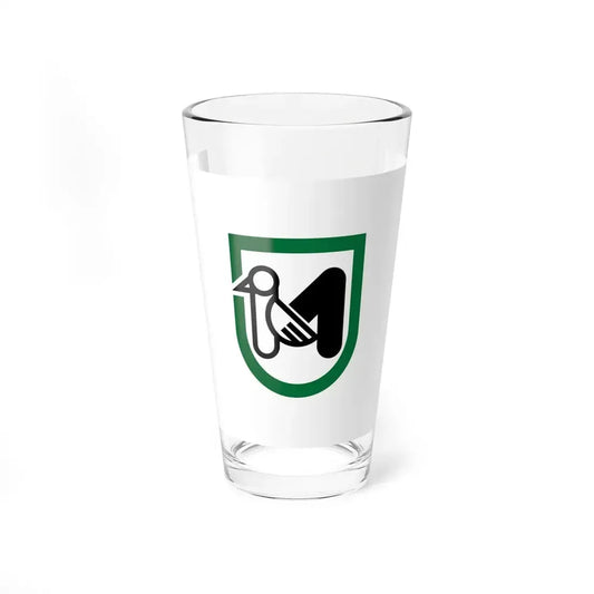 Flag of Marche (Italy) Pint Glass 16oz 16oz - Go Mug Yourself