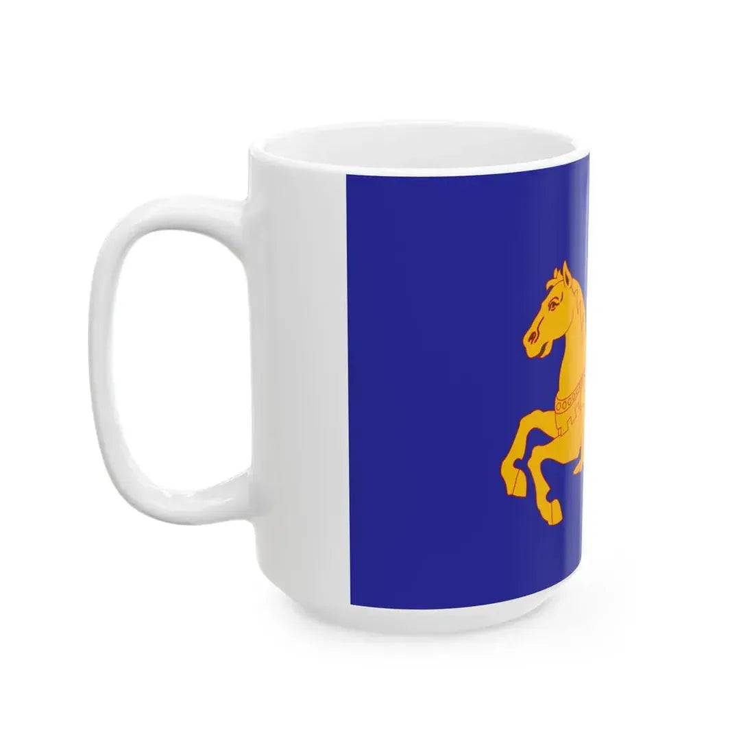 Flag of Marche Lega Nord (Italy) White Coffee Mug - Go Mug Yourself