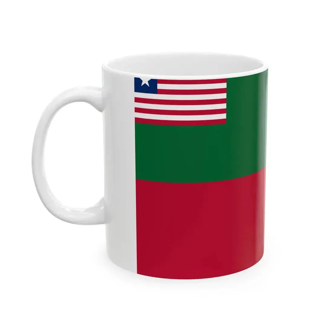 Flag of Margibi County (Liberia) White Coffee Mug - Go Mug Yourself