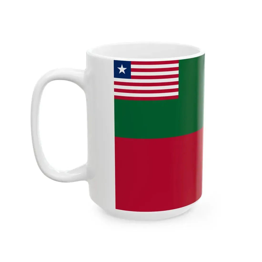 Flag of Margibi County (Liberia) White Coffee Mug - Go Mug Yourself