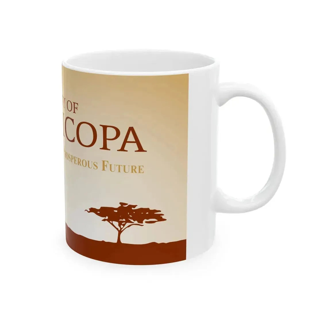 Flag of Maricopa Arizona 2008-2017 (United States) White Coffee Mug - Go Mug Yourself