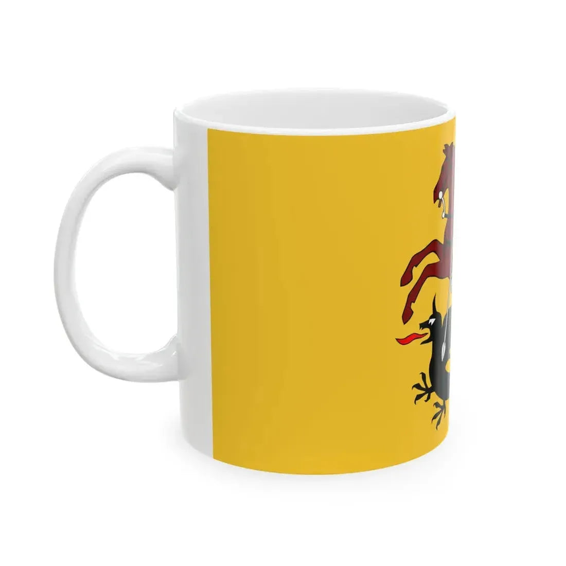 Flag of Marijampole (Lithuania) White Coffee Mug - Go Mug Yourself
