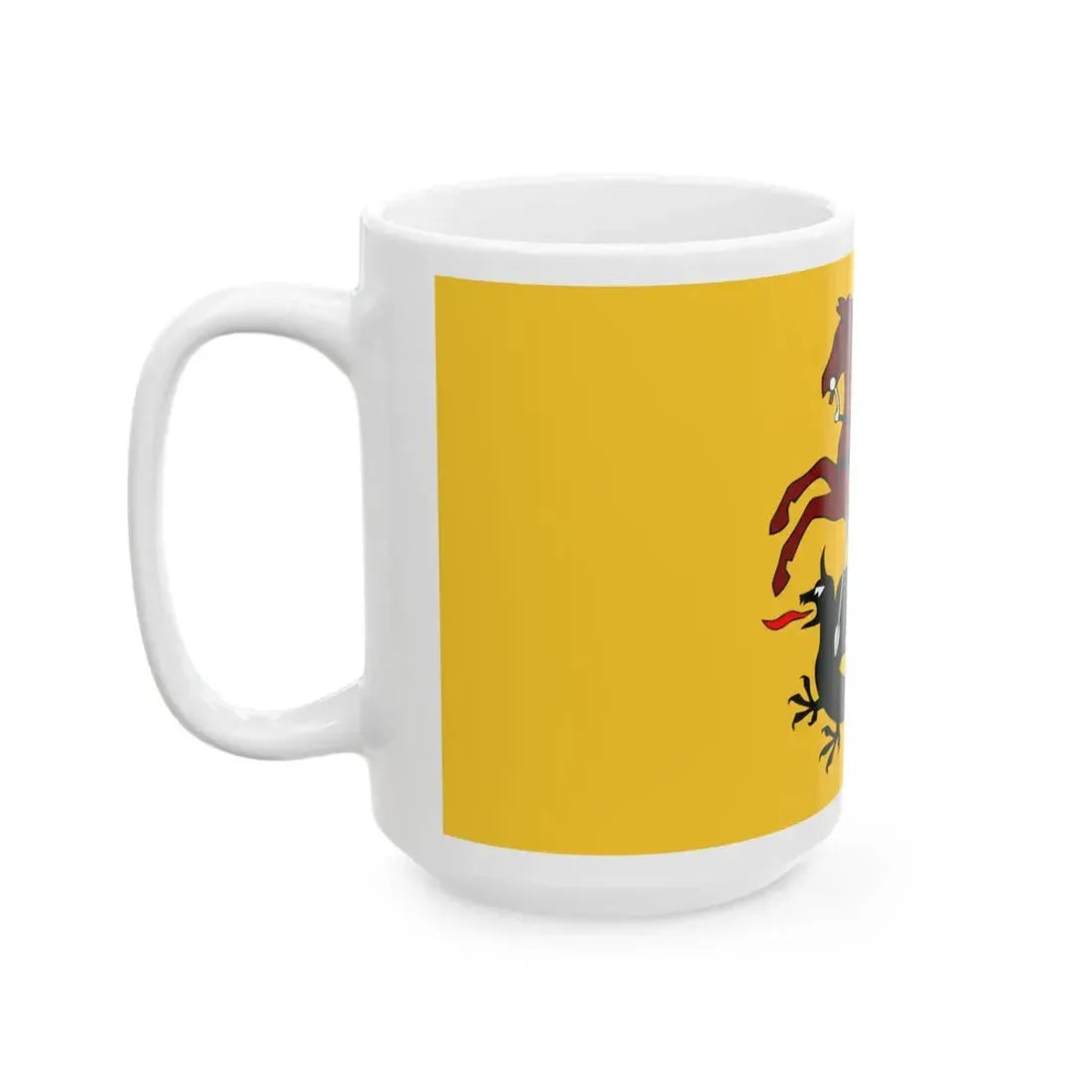 Flag of Marijampole (Lithuania) White Coffee Mug - Go Mug Yourself
