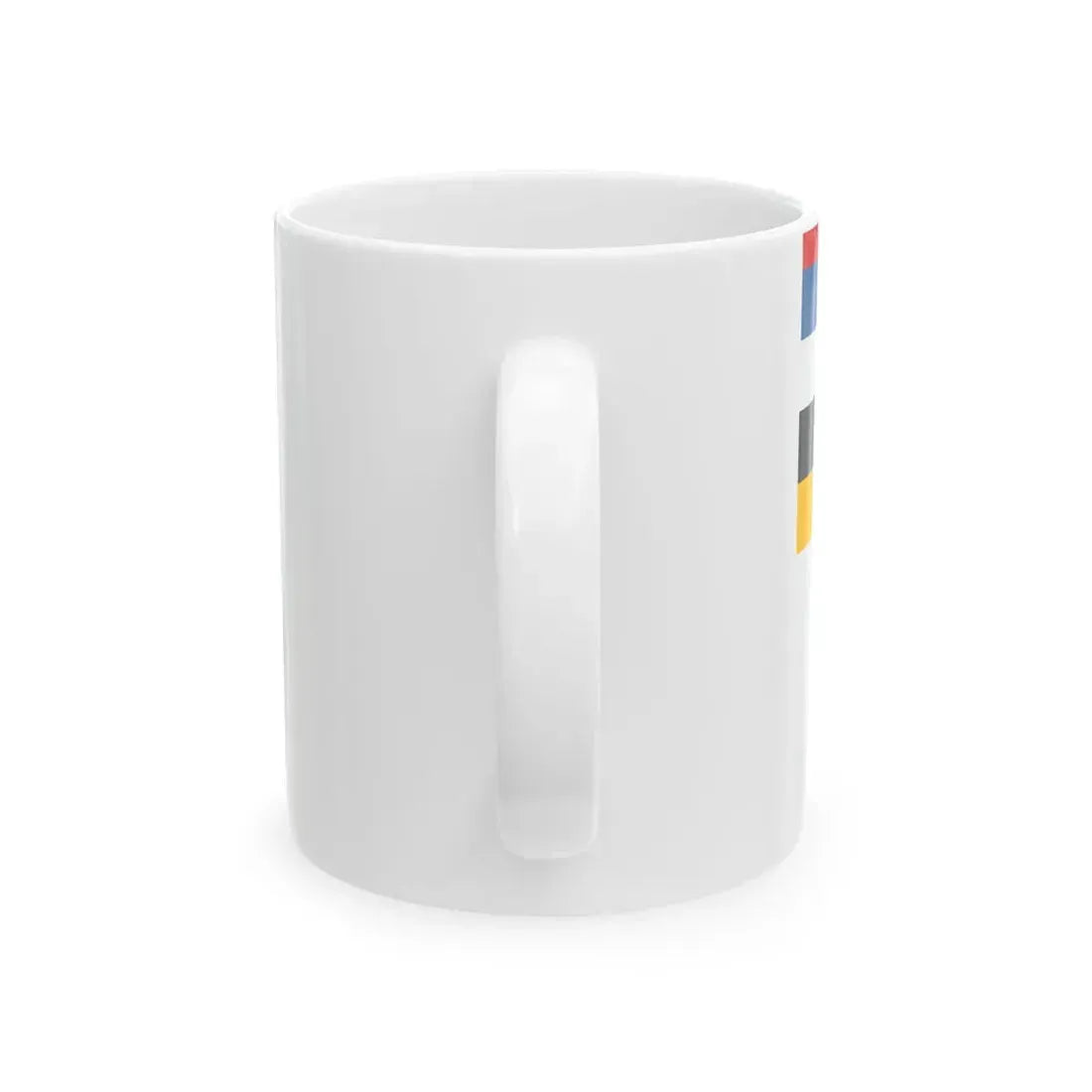 Flag of Marine Police Senior Officer at Present Afloat of Manchukuo (China) White Coffee Mug - Go Mug Yourself