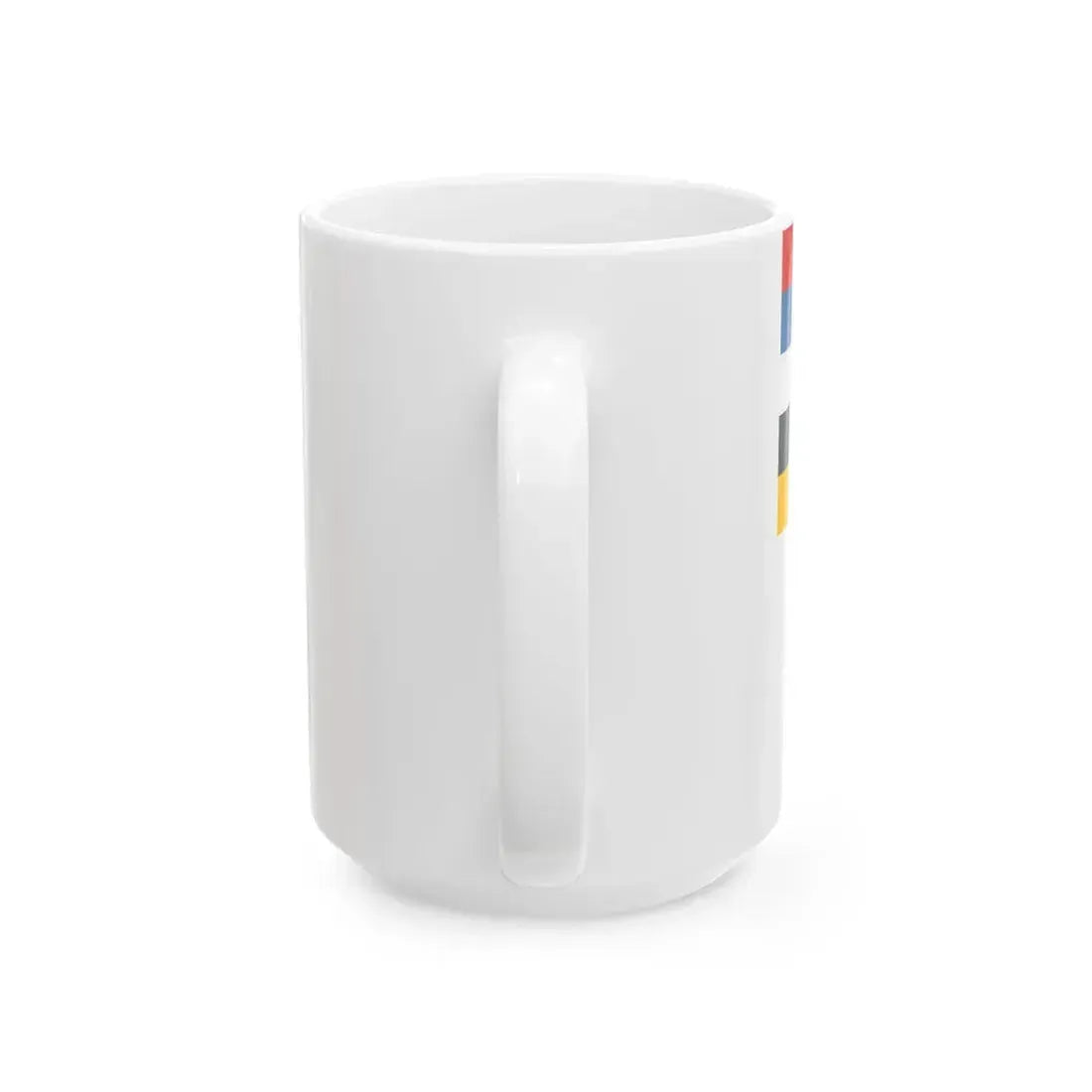 Flag of Marine Police Senior Officer at Present Afloat of Manchukuo (China) White Coffee Mug - Go Mug Yourself