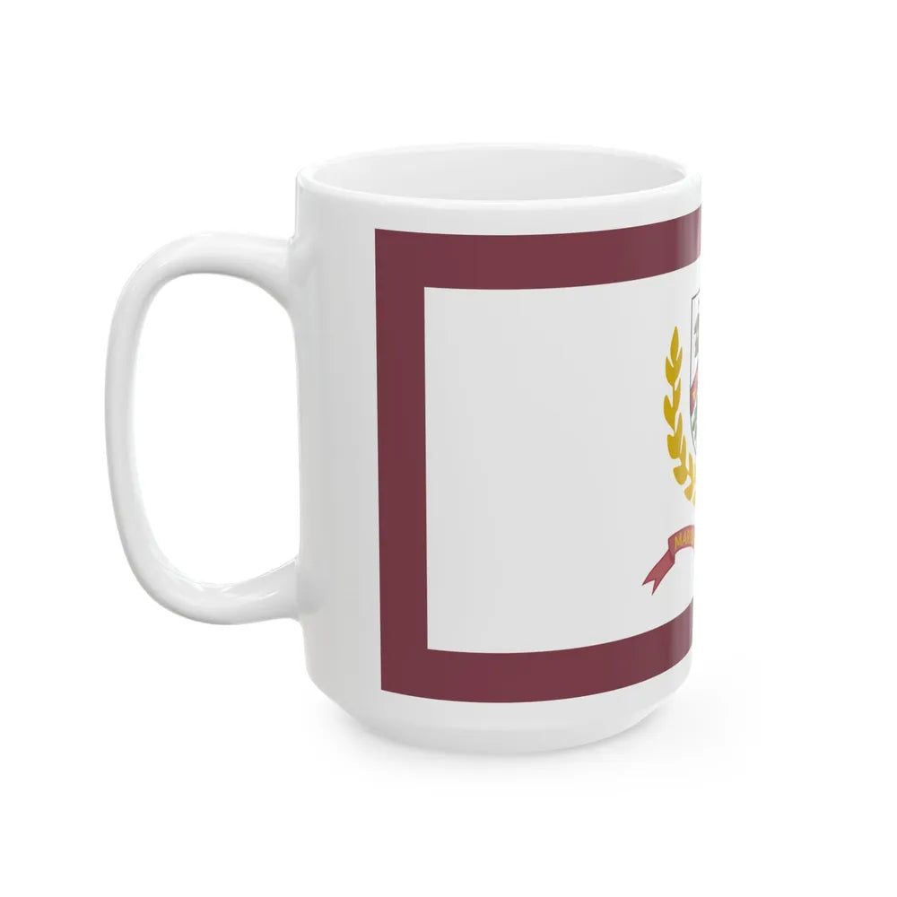 Flag of Marion County West Virginia (United States) White Coffee Mug - Go Mug Yourself