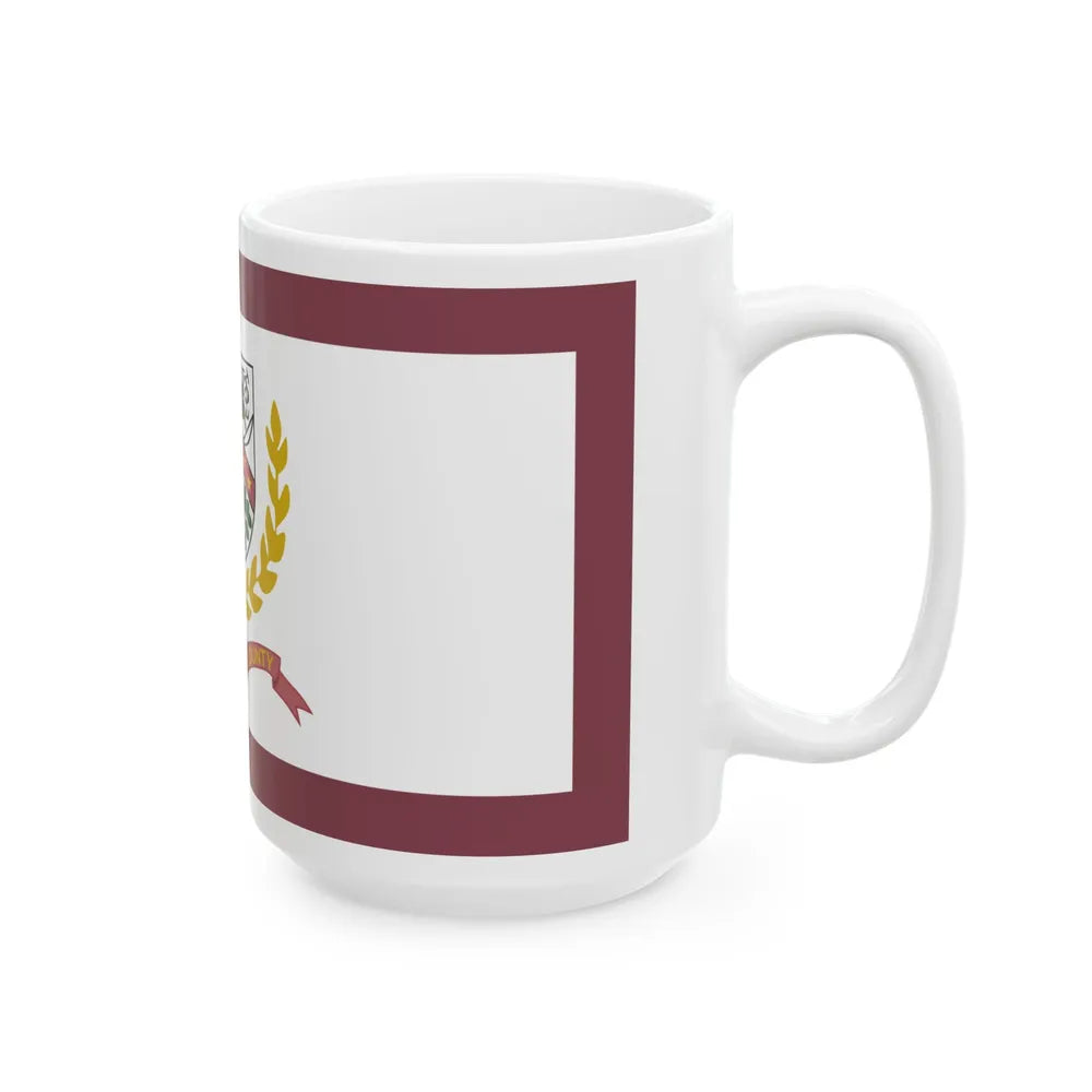 Flag of Marion County West Virginia (United States) White Coffee Mug - Go Mug Yourself