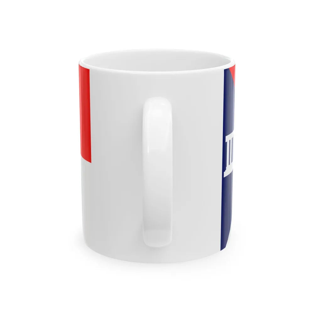 Flag of Marion Ohio (United States) White Coffee Mug - Go Mug Yourself