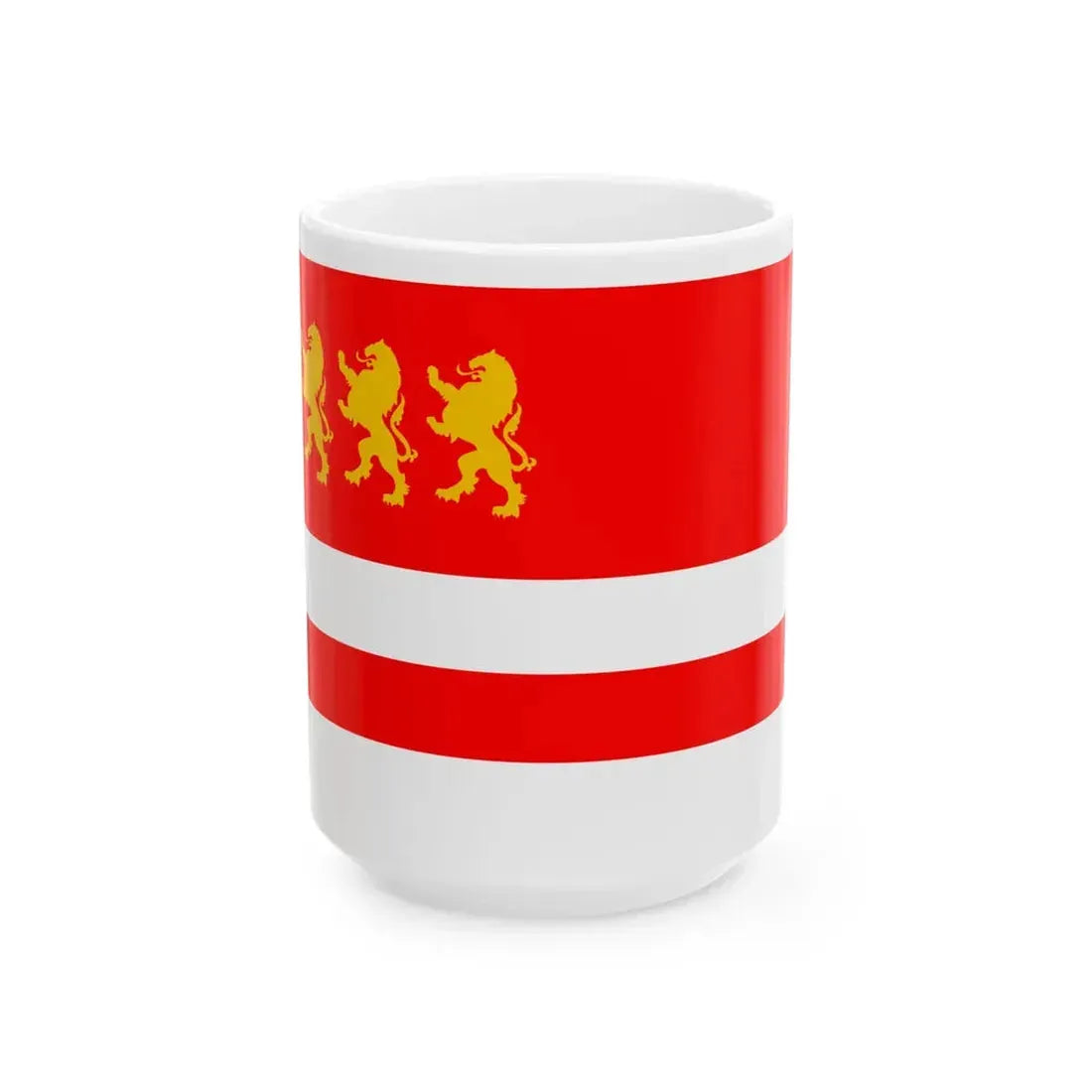 Flag of Marneuli Municipality (Georgia) White Coffee Mug 15oz - Go Mug Yourself