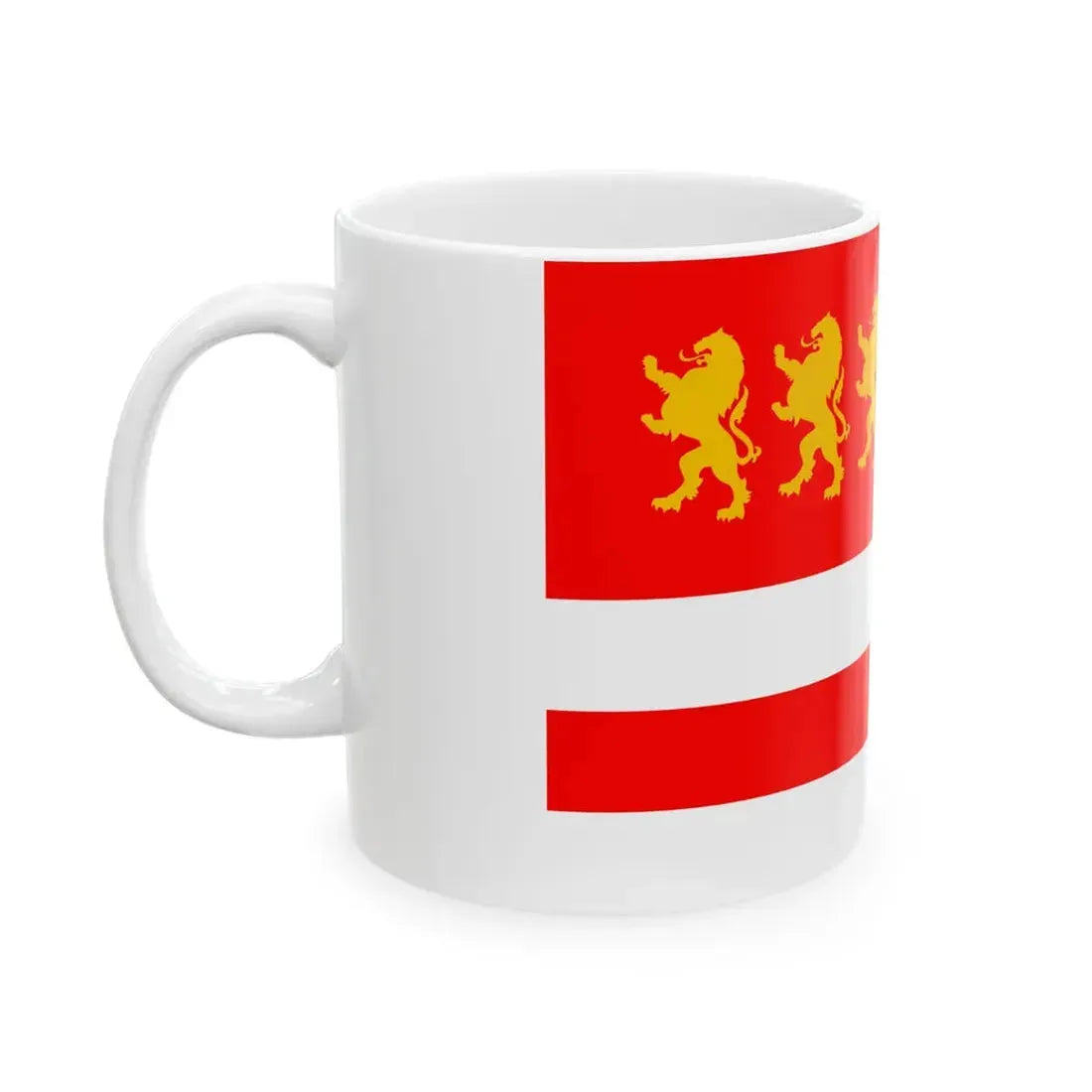 Flag of Marneuli Municipality (Georgia) White Coffee Mug - Go Mug Yourself