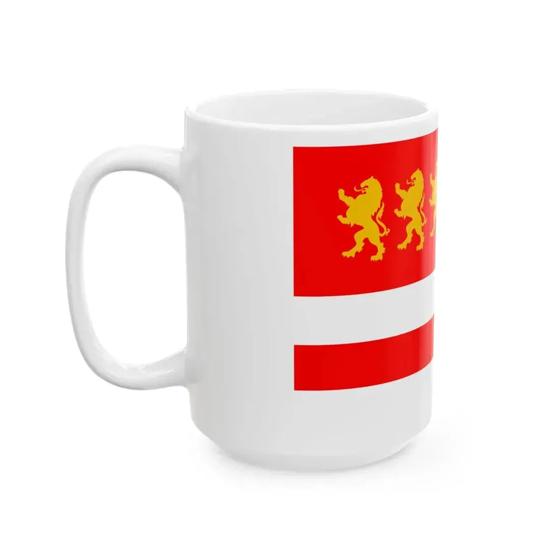 Flag of Marneuli Municipality (Georgia) White Coffee Mug - Go Mug Yourself