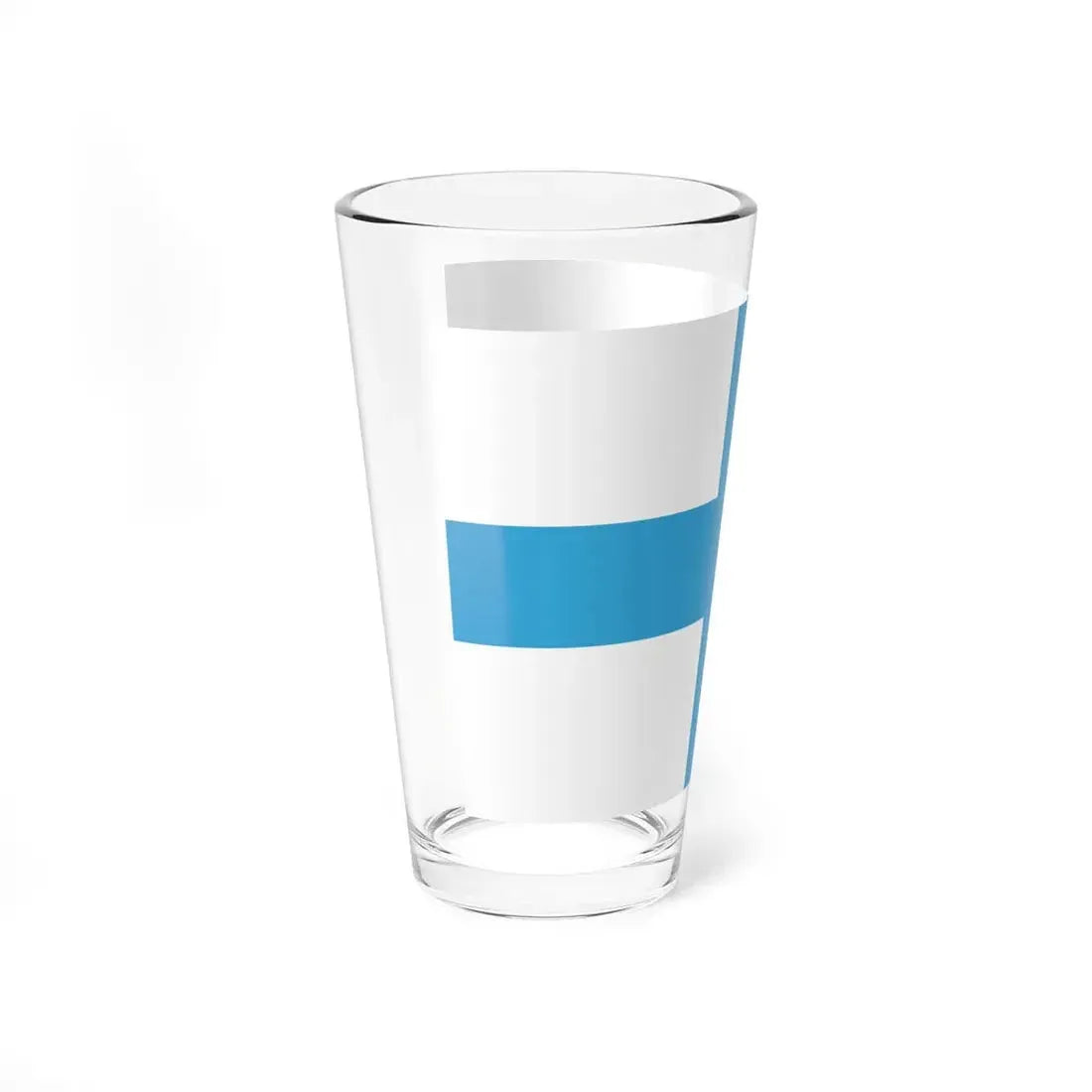 Flag of Marseille (France) Pint Glass 16oz - Go Mug Yourself