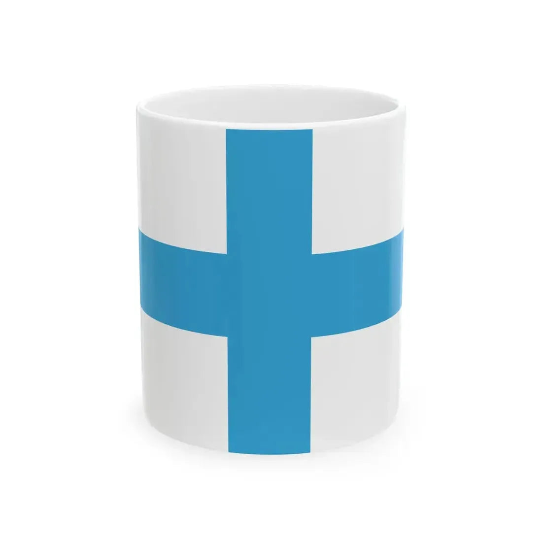 Flag of Marseille (France) White Coffee Mug 11oz - Go Mug Yourself