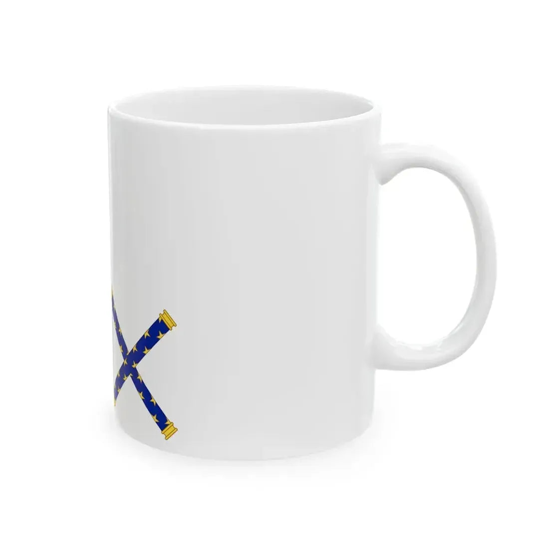 Flag of Marshal of France (France) White Coffee Mug - Go Mug Yourself