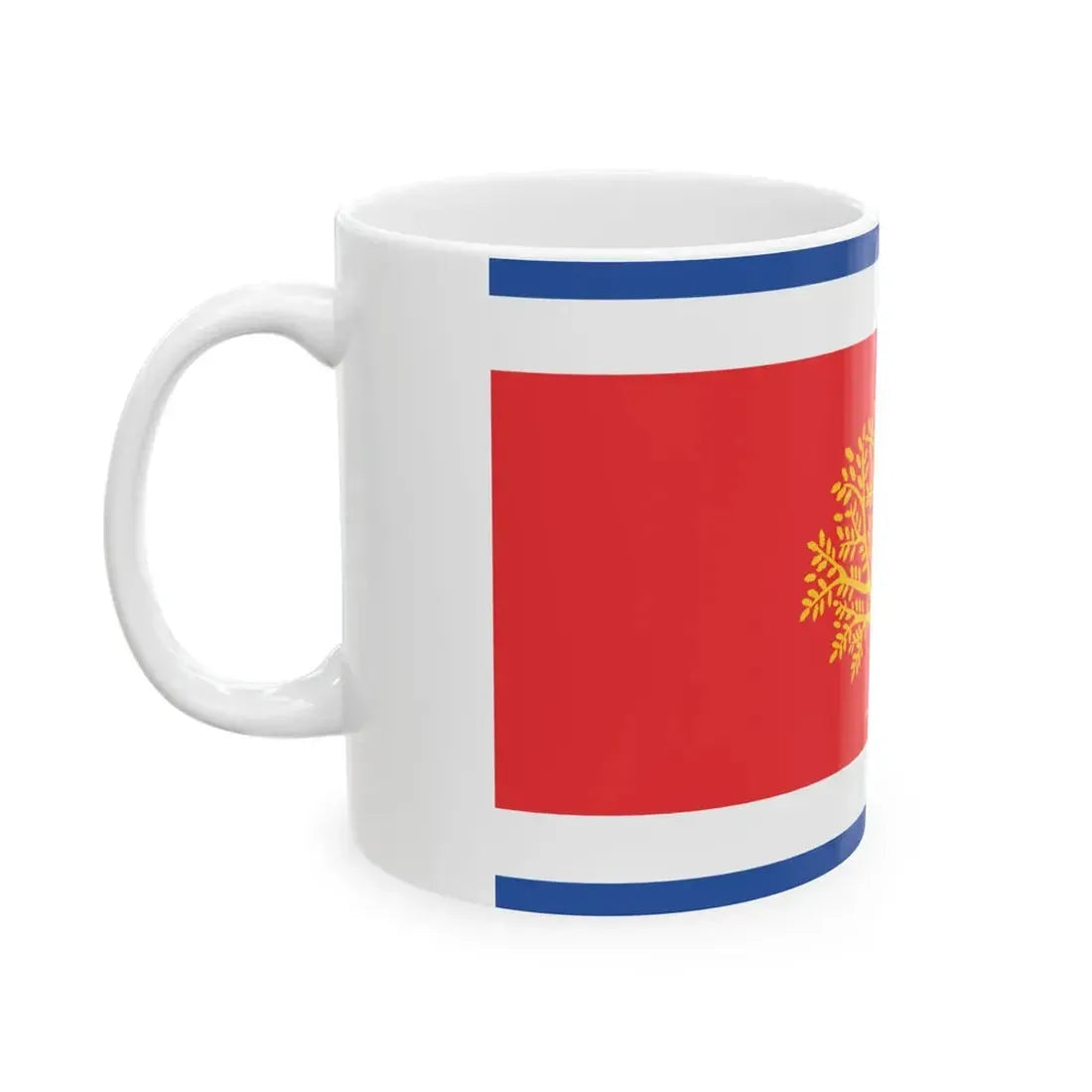 Flag of Martvili Municipality (Georgia) White Coffee Mug - Go Mug Yourself