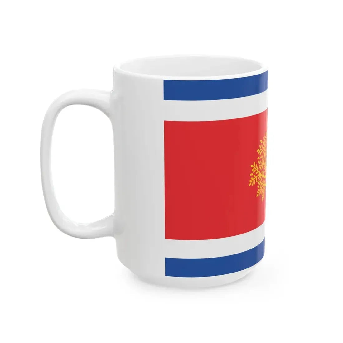 Flag of Martvili Municipality (Georgia) White Coffee Mug - Go Mug Yourself