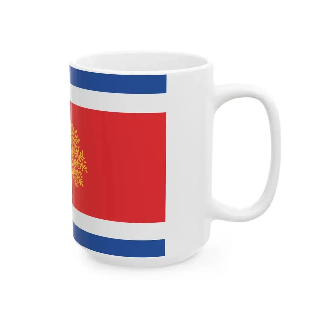 Flag of Martvili Municipality (Georgia) White Coffee Mug - Go Mug Yourself