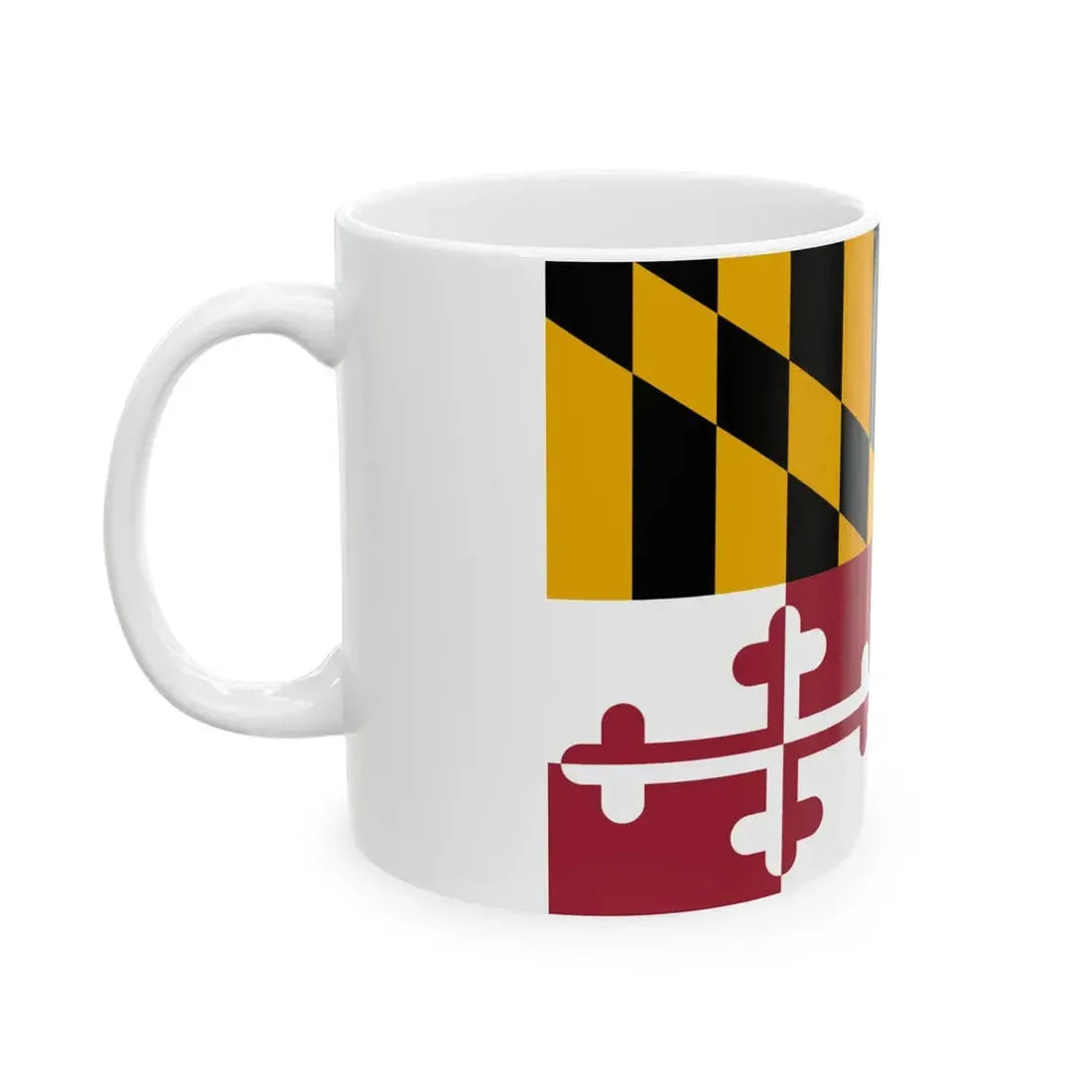 Flag of Maryland 3-2 (United States) White Coffee Mug - Go Mug Yourself