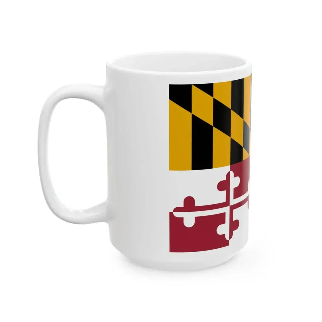 Flag of Maryland 3-2 (United States) White Coffee Mug - Go Mug Yourself