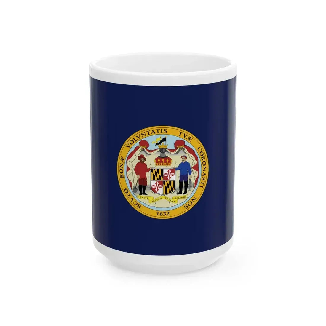 Flag of Maryland before 1904 (United States) White Coffee Mug 15oz - Go Mug Yourself