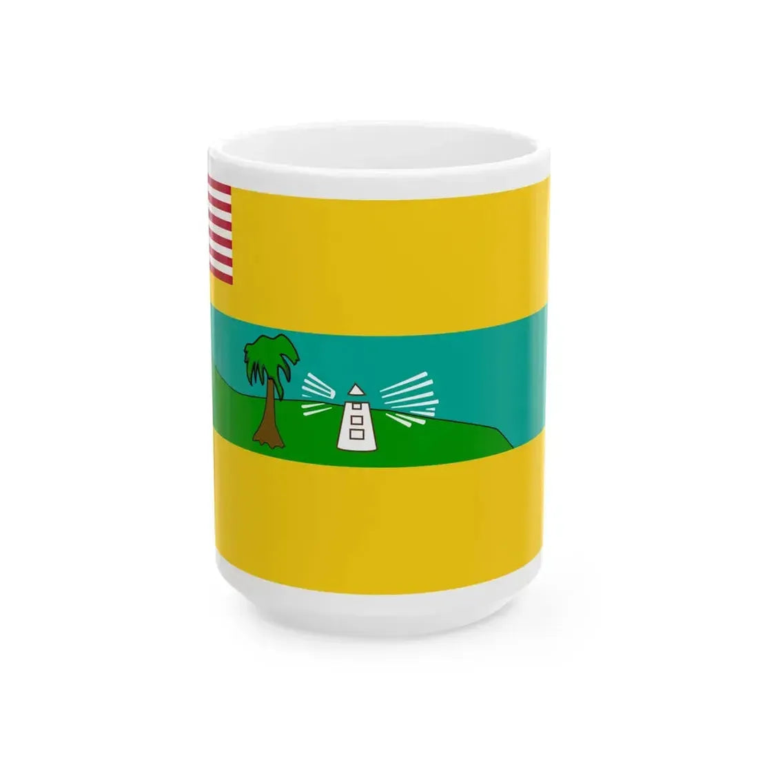 Flag of Maryland County (Liberia) White Coffee Mug 15oz - Go Mug Yourself