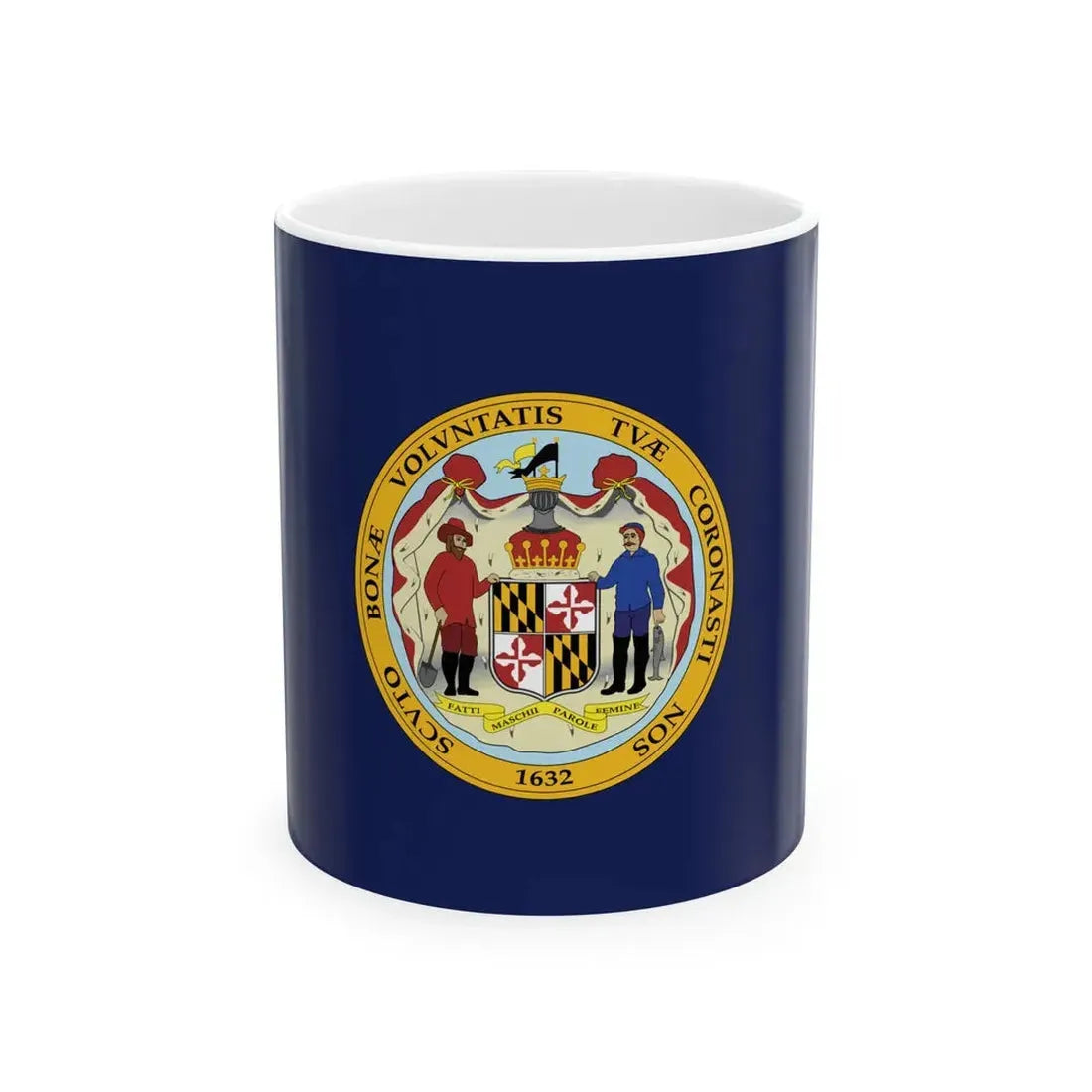 Flag of Maryland pre-1904 (United States) White Coffee Mug 11oz - Go Mug Yourself