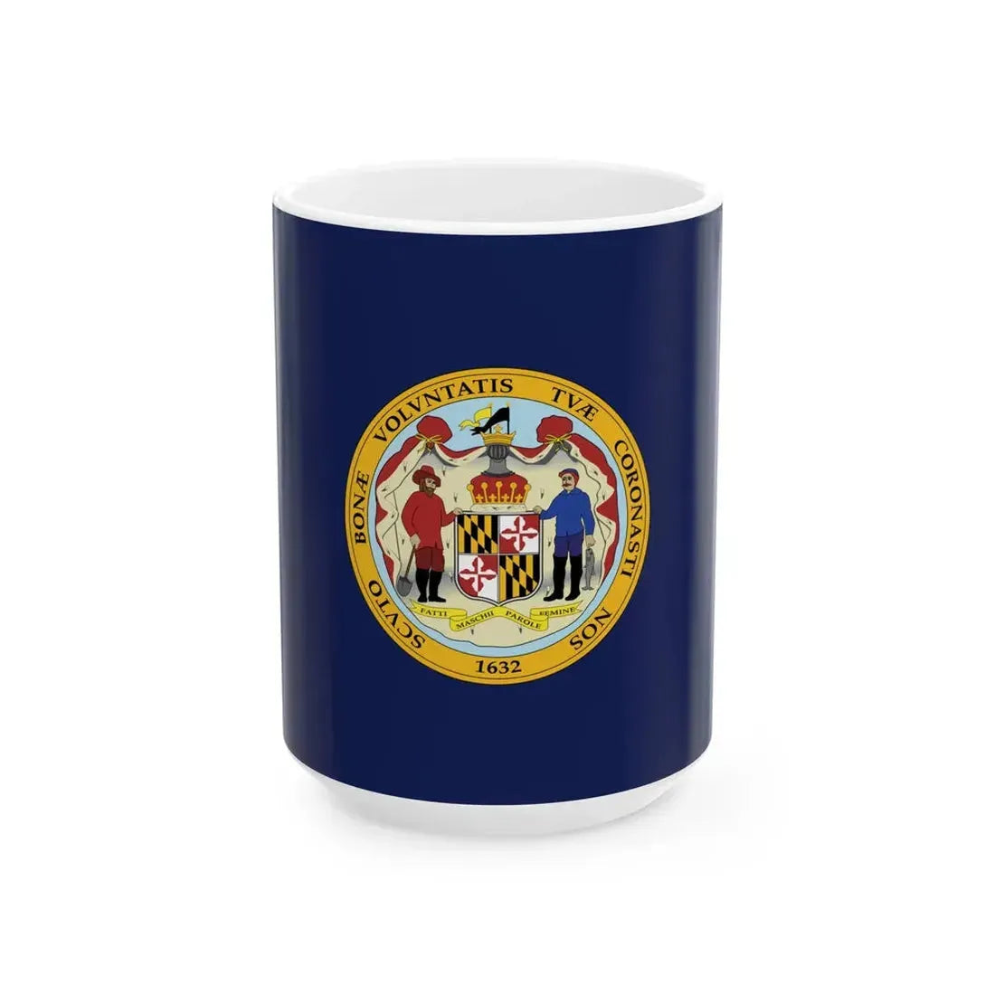 Flag of Maryland pre-1904 (United States) White Coffee Mug 15oz - Go Mug Yourself