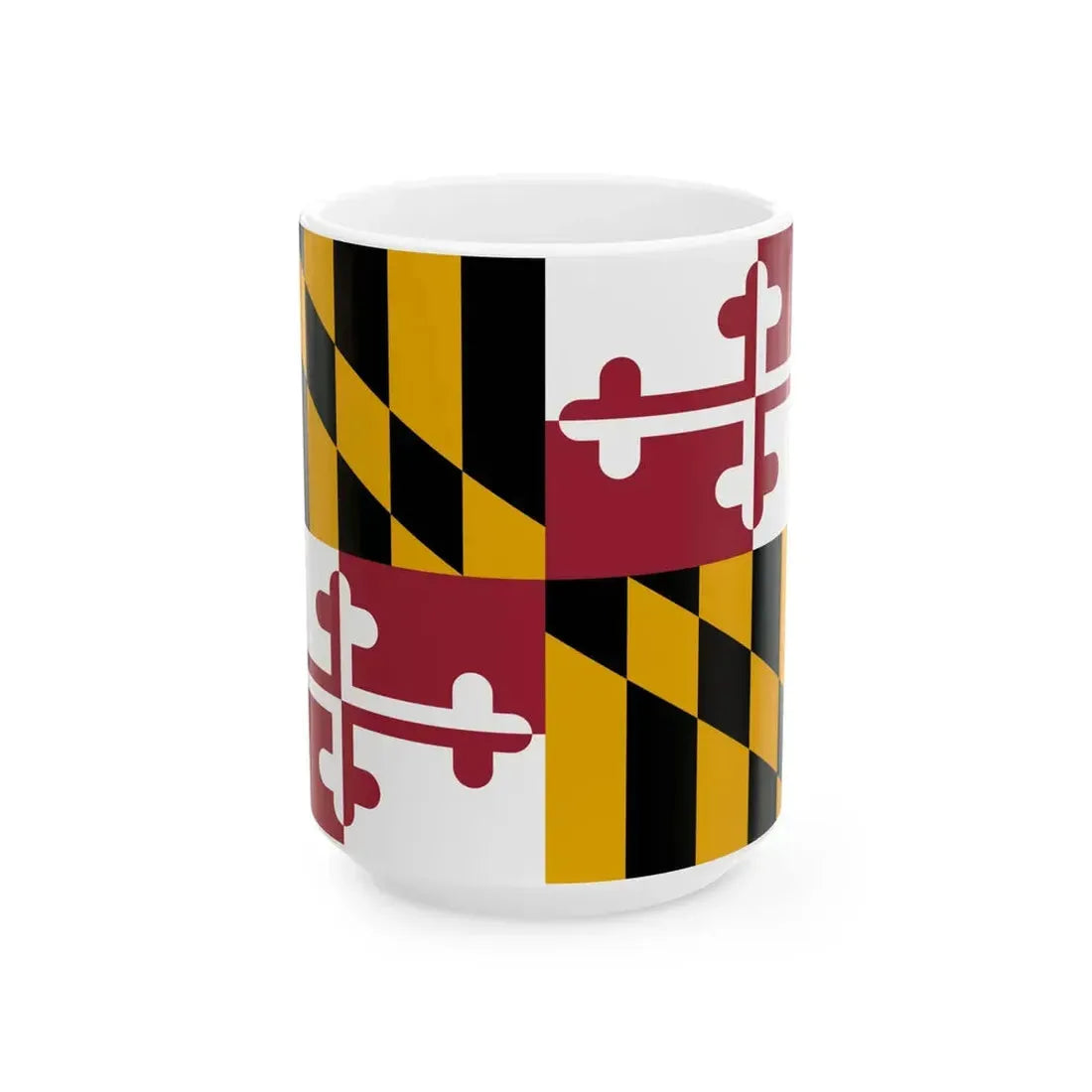 Flag of Maryland (United States) White Coffee Mug 15oz - Go Mug Yourself