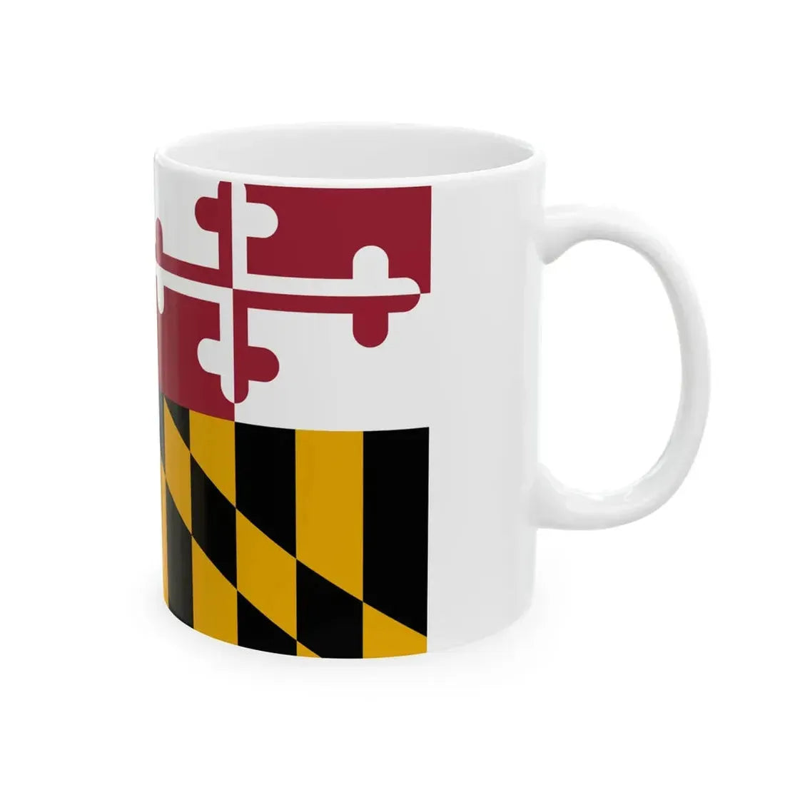 Flag of Maryland (United States) White Coffee Mug - Go Mug Yourself