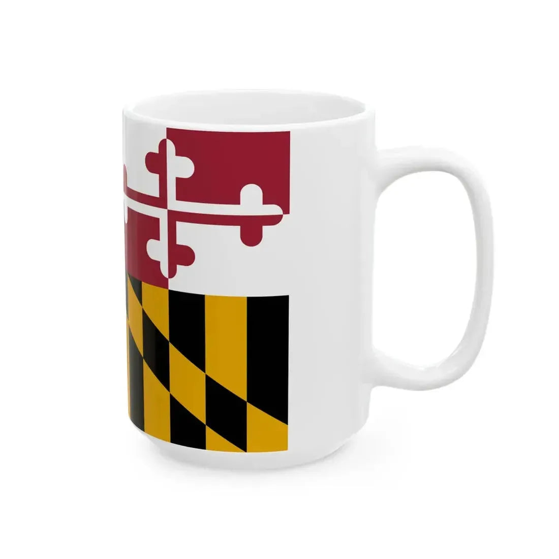 Flag of Maryland (United States) White Coffee Mug - Go Mug Yourself
