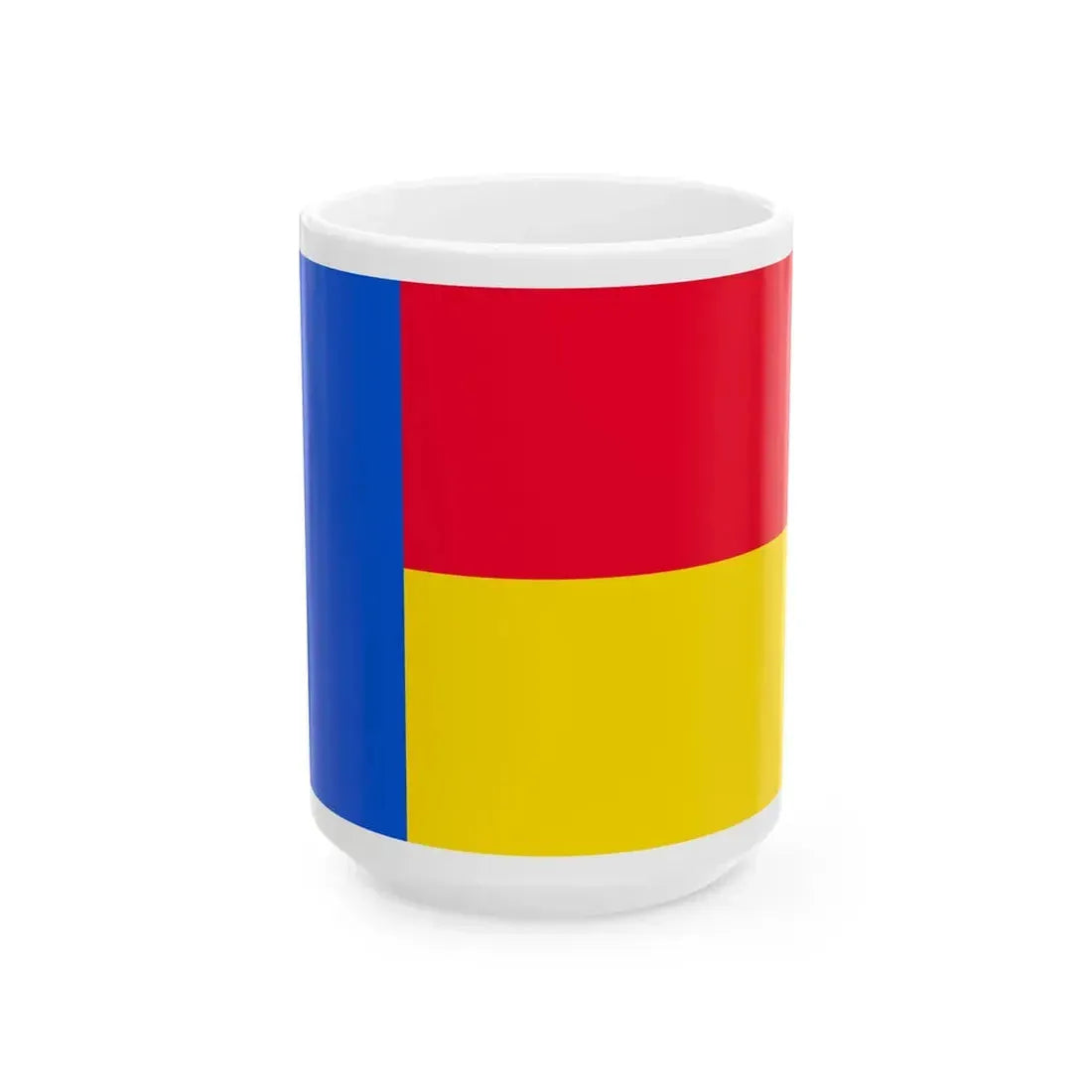 Flag of Masi Torello (Italy) White Coffee Mug 15oz - Go Mug Yourself