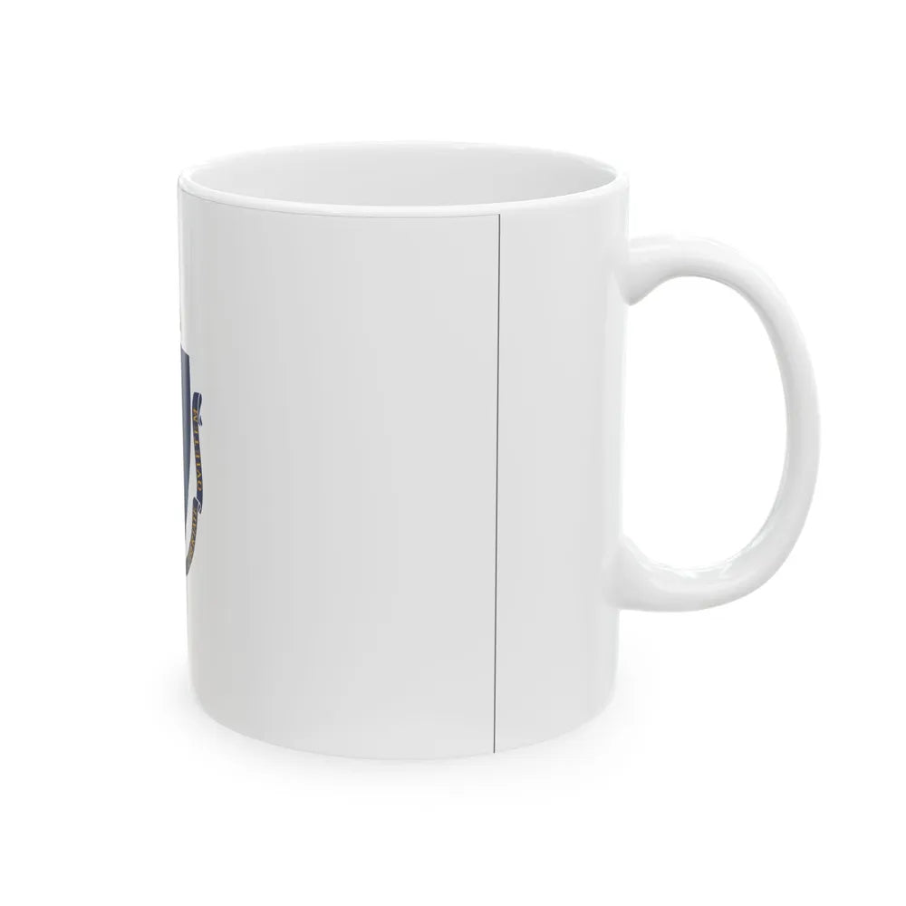Flag of Massachusetts border (United States) White Coffee Mug - Go Mug Yourself