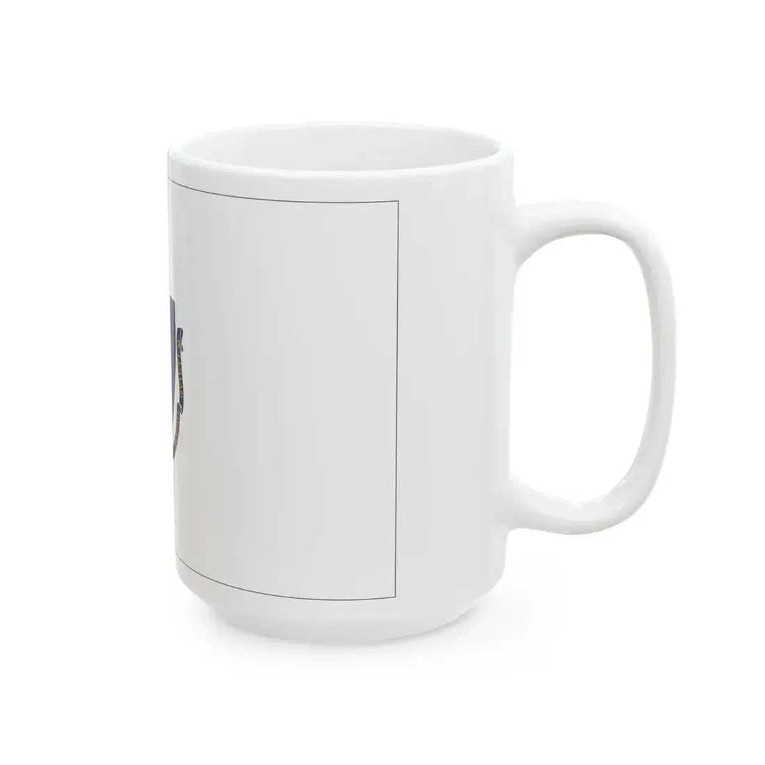 Flag of Massachusetts border (United States) White Coffee Mug - Go Mug Yourself