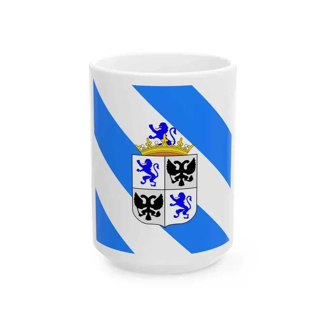 Flag of Masserano 1614-1701 (Italy) White Coffee Mug 15oz - Go Mug Yourself